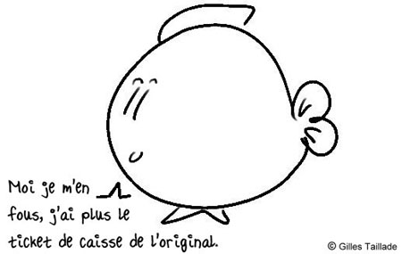 Dessin humoristique : humour poisson