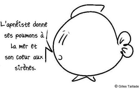 Dessin humoristique : humour poisson